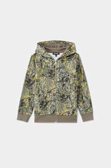 BOYS BUDDHA CAMO ZIP HOODIE, image 2