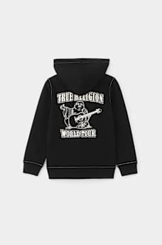 SUDADERA WORLD TOUR CON CAPUCHA Y CIERRE PARA NI&Ntilde;O, image 1