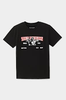 BOYS ARCHED LOGO TEE, image 1