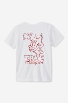 BOYS LOGO CHARMED TEE