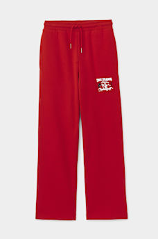 PANTALON EN MOLLETON &Agrave; JAMBE LARGE R&Eacute;TRO WORLD TOUR POUR GAR&Ccedil;ONS