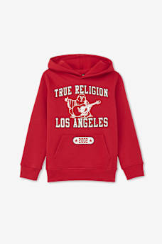 BOYS LOGO PULLOVER HOODIE, image 2