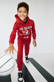 BOYS LOGO PULLOVER HOODIE, image 1