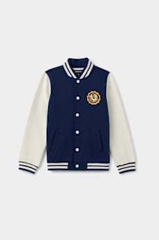 BOYS LOGO VARSITY JACKET, image 4