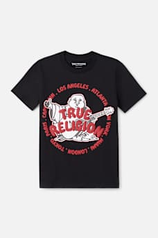 BOYS GLOBAL LOGO BUDDHA TEE, image 1