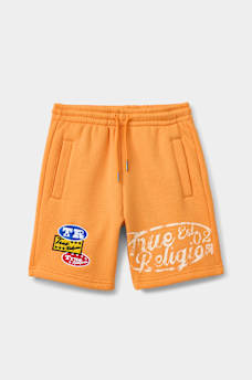 SHORT AVEC &Eacute;TIQUETTE LOGO R&Eacute;TRO POUR GAR&Ccedil;ONS