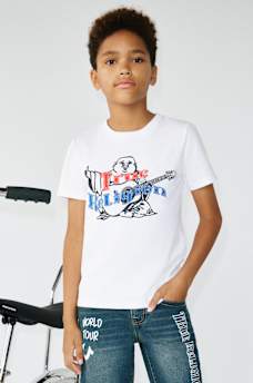 BOYS WESTERN SCRIPT LOGO TEE, image 1