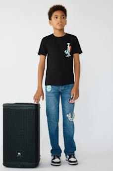 BOYS RICKY PATCH STRAIGHT JEAN