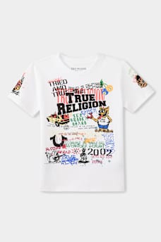 BOYS SKETCHED LOGO TEE