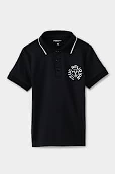 BOYS CIRCULAR BUDDHA FACE POLO SHIRT, image 1