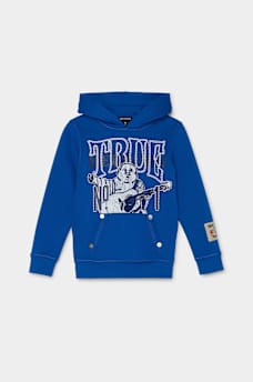 BOYS TRUE 1 LOGO PULLOVER HOODIE