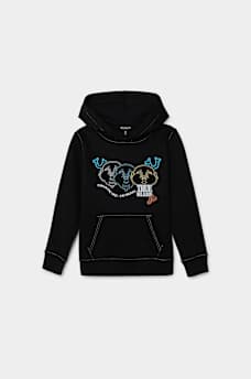 BOYS BUDDHA FACE PULLOVER HOODIE