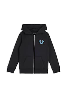 BOYS BUDDHA HORSESHOE ZIP HOODIE