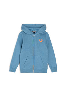 BOYS BUDDHA HORSESHOE ZIP HOODIE