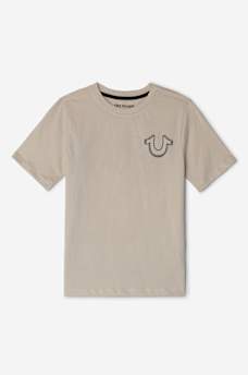 BOYS HALF TONE LOGO TEE