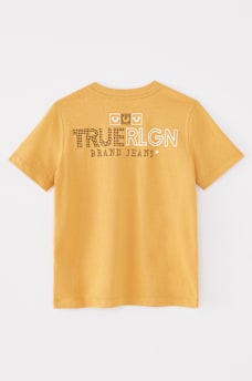 GIRLS CRYSTAL LOGO V TEE