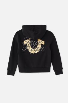 GIRLS CRYSTAL ZIP UP HOODIE