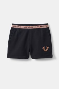 GIRLS LOGO TRIM SWEAT SHORT