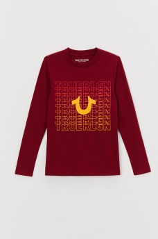 GIRLS LONG SLEEVE LOGO TEE