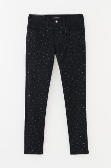 GIRLS HALLE CRYSTAL SKINNY JEAN