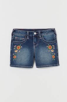 GIRLS JAYDE EMBROIDERED FLORAL SHORT