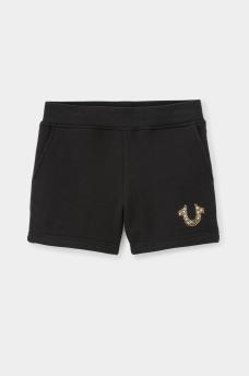 GIRLS CRYSTAL LOGO SWEAT SHORT, image 1