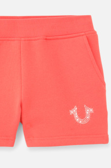 GIRLS CRYSTAL LOGO SWEAT SHORT, image 3