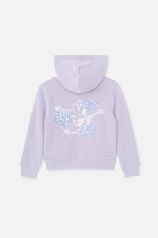 GIRLS SPARKLE HORSESHOE ZIP HOODIE, image 2