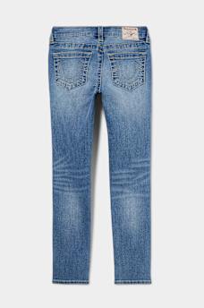 GIRLS HALLE SEQUIN STAR SUPER SKINNY JEAN, image 2