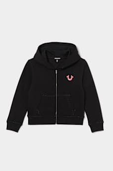 GIRLS METALLIC WORLD TOUR ZIP HOODIE, image 3