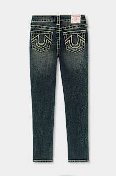 GIRLS HALLE ROPE STITCH SKINNY JEAN, image 2