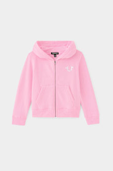 GIRLS GLITTER WORLD TOUR LOGO ZIP HOODIE, image 2
