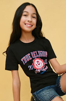 GIRLS RADIANT LOGO TEE, image 1