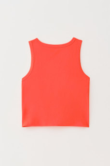 GIRLS IRIDESCENT WINGED LOGO TIE TANK TOP, image 3