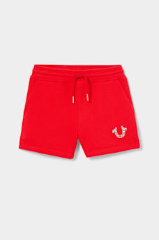 CRYSTAL HORSESHOE SWEAT SHORT