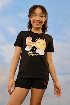GIRLS HAPPY SUNSHINE TEE, image 1