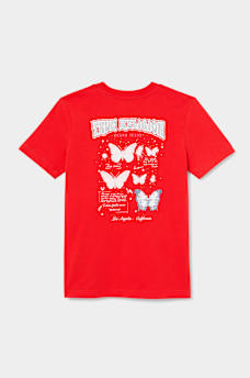 GIRLS GLITTER BUTTERFLY TEE, image 3