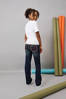 GIRLS BECCA BIG T BOOTCUT JEAN, image 1