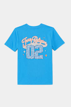 GIRLS GLITTER LOGO TEE, image 1