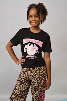 GIRLS CRYSTAL LOGO TEE, image 1