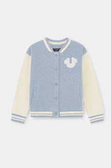 GIRLS LOGO VARSITY JACKET, image 1