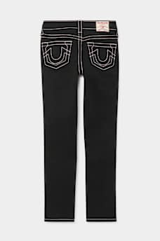 GIRLS HALLE BIG T LUREX HORSESHOE SUPER SKINNY JEAN, image 2
