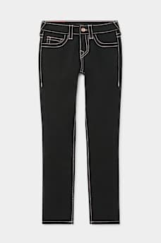 GIRLS HALLE BIG T LUREX HORSESHOE SUPER SKINNY JEAN, image 1