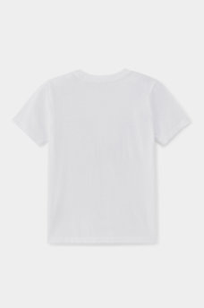 GIRLS RAINBOW STITCH HORSESHOE TEE, image 3