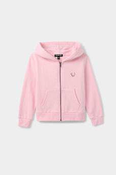 GIRLS CRYSTAL WORLD TOUR LOGO ZIP HOODIE, image 3