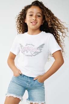 CAMISETA CON ALAS DE CRISTAL PARA NI&Ntilde;A, image 1