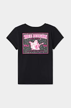 GIRLS CRYSTAL WORLD TOUR LOGO TEE, image 1