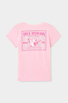 GIRLS CRYSTAL WORLD TOUR LOGO TEE, image 1