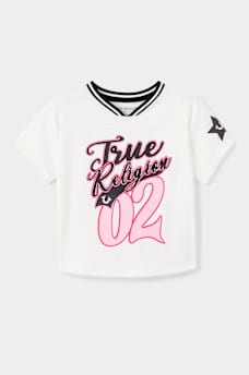 GIRLS MESH LOGO JERSEY, image 1