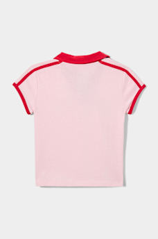 GIRLS LOGO PIPING POLO SHIRT, image 2